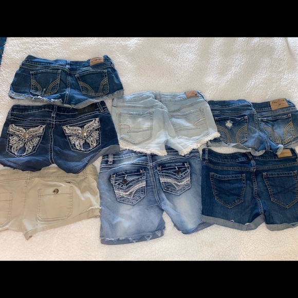 7 pair of Jean shorts all size 3. - Picture 2 of 2